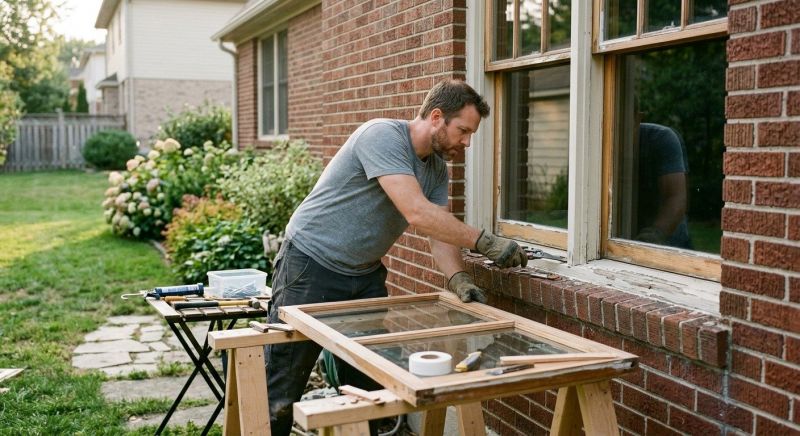 Hopper Window Repair in Olathe, KS